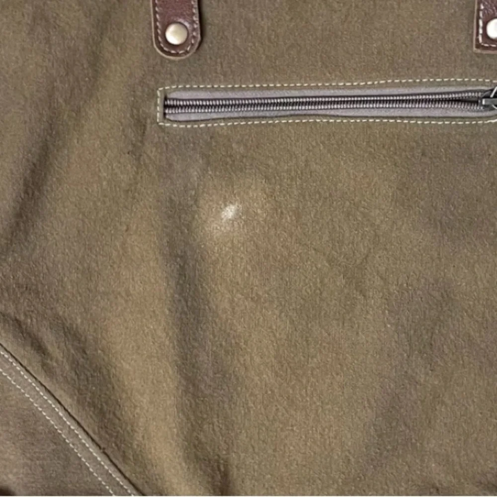 Myra Pasban Tote Bag canvas vintage looking La Couspaude French Wine Boho - Picture 4 of 10